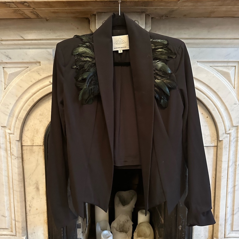 Madison Marcus Feathered Blazer